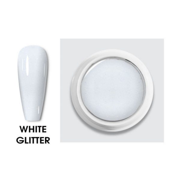 Acrygel White Glitter (50 ml)