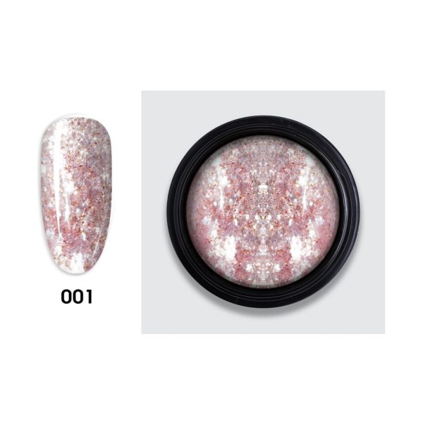 Cream Glitter Gel 001
