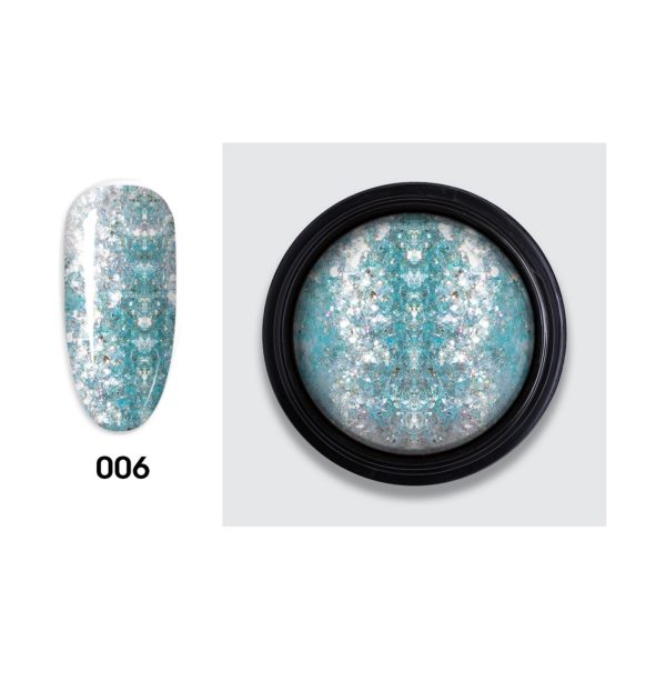 Cream Glitter Gel 006