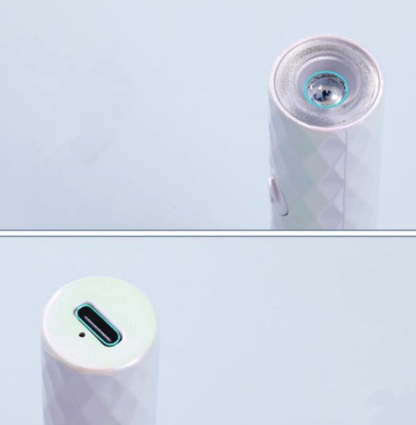 Torcia Uv/Led Ricarica Usb Argento - immagine 4
