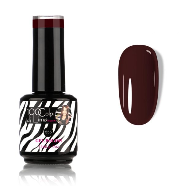 Gel Polish 555 - Rouge Noir